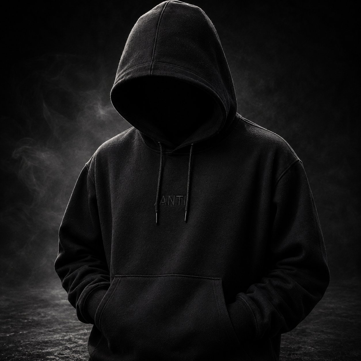 Blackout Hoodie — Disappear in plain sight.
